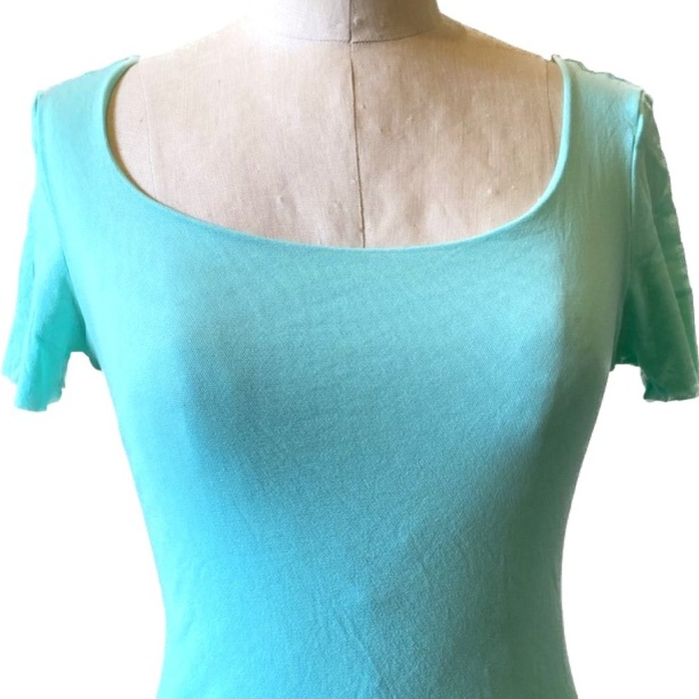 COSABELLA top Made in Italy - turquoise Size M